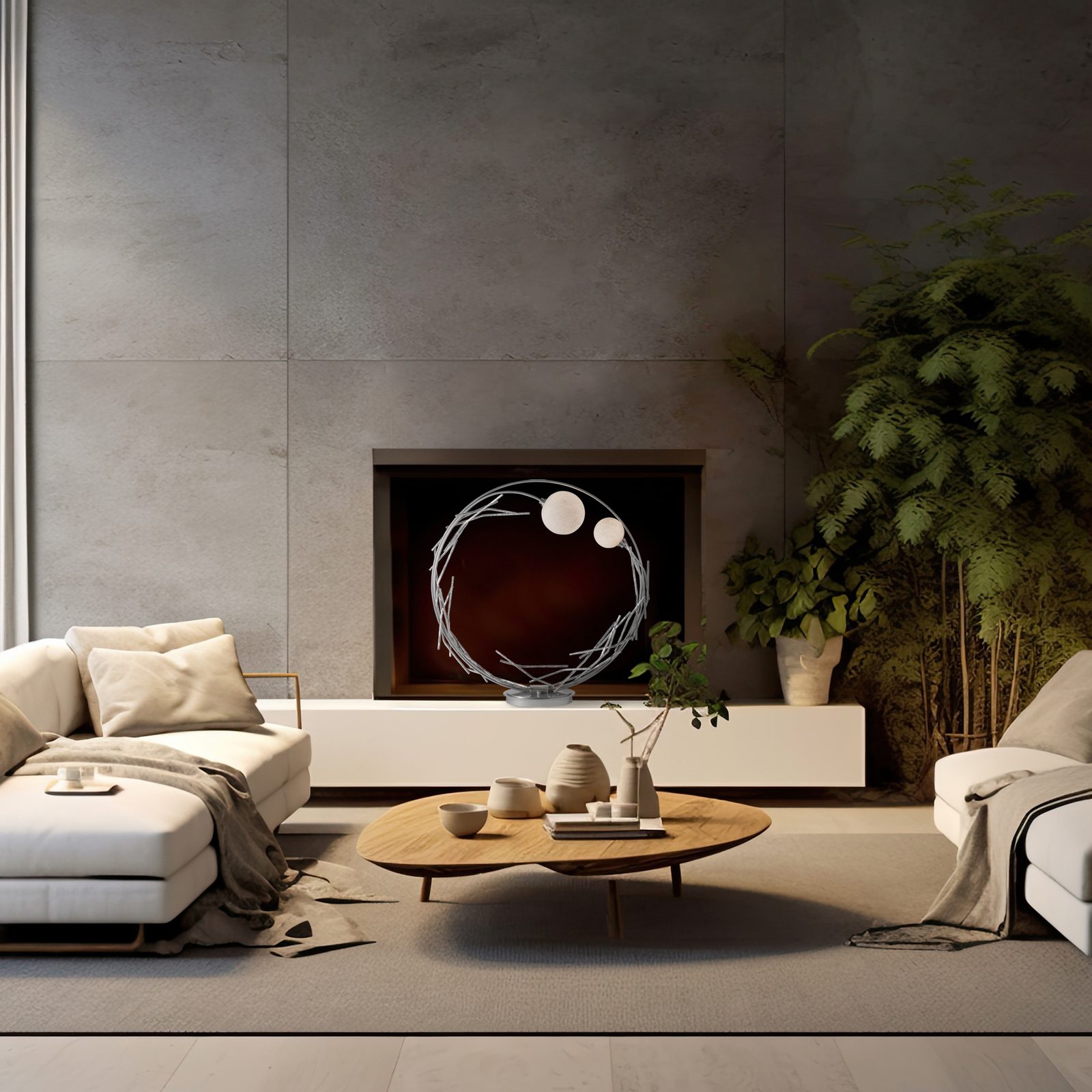 Brindille Ring Lamp